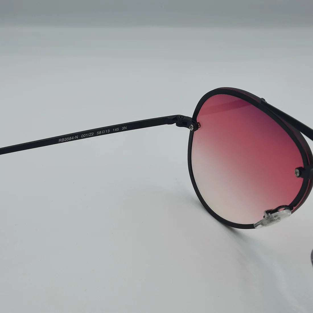 RAYBAN BLAZE AVIATOR RB3584 NOIR/ROSE dégradé