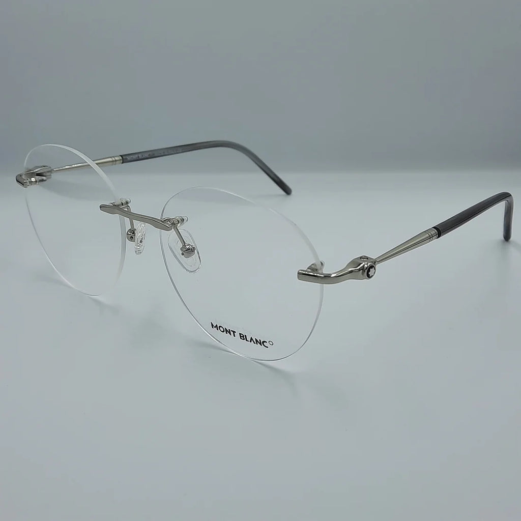Lunette optique percée Mont Blanc: NOIR ARGENT