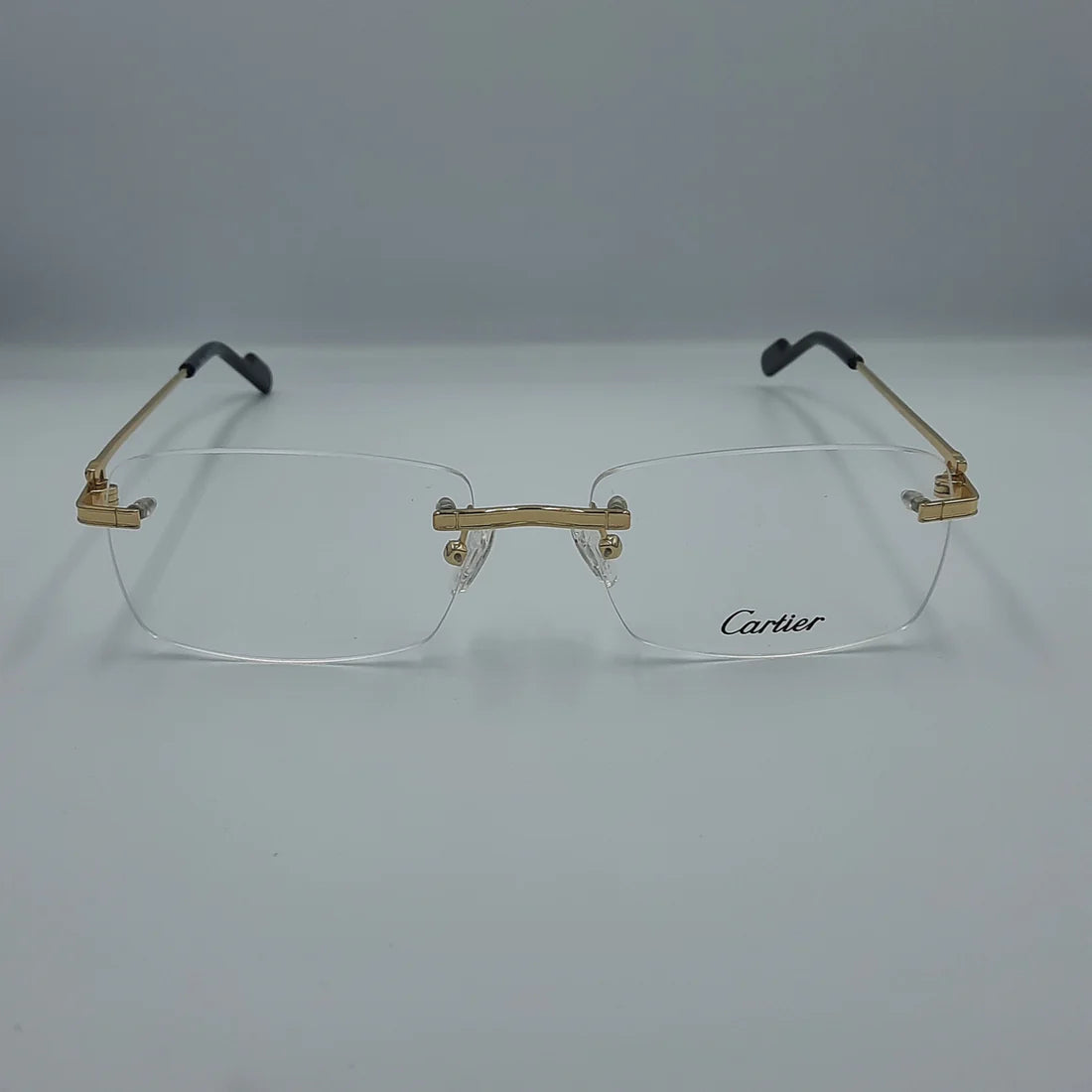 Lunette optique percée Cartier: doré noir