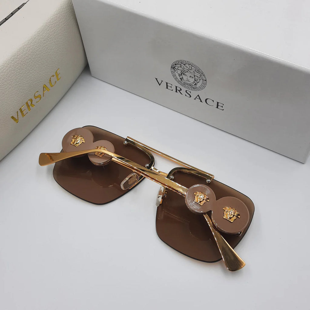 VERSACE MARRON doré VE8250