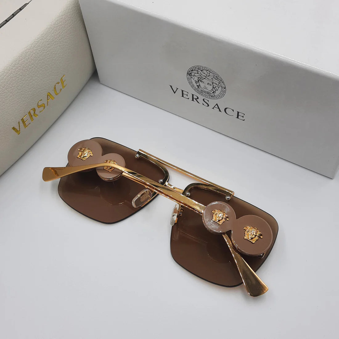 VERSACE MARRON doré VE8250