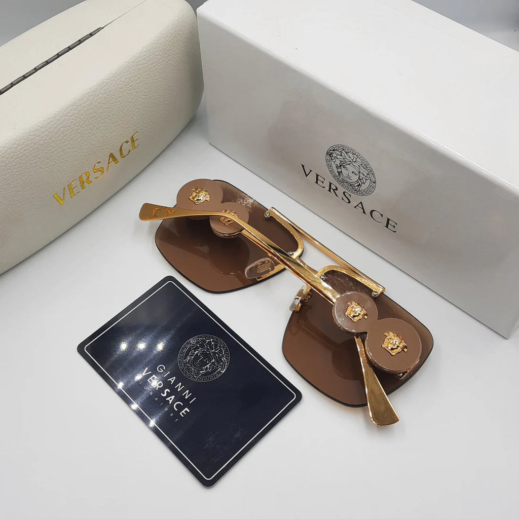 VERSACE MARRON doré VE8250