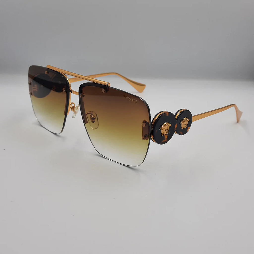 VERSACE Marron havane doré VE8250