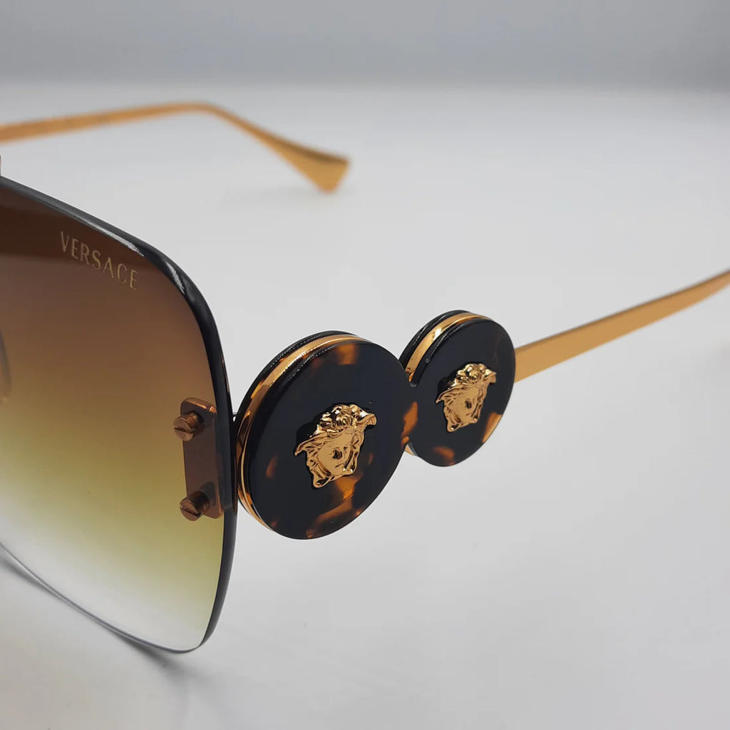 VERSACE Marron havane doré VE8250