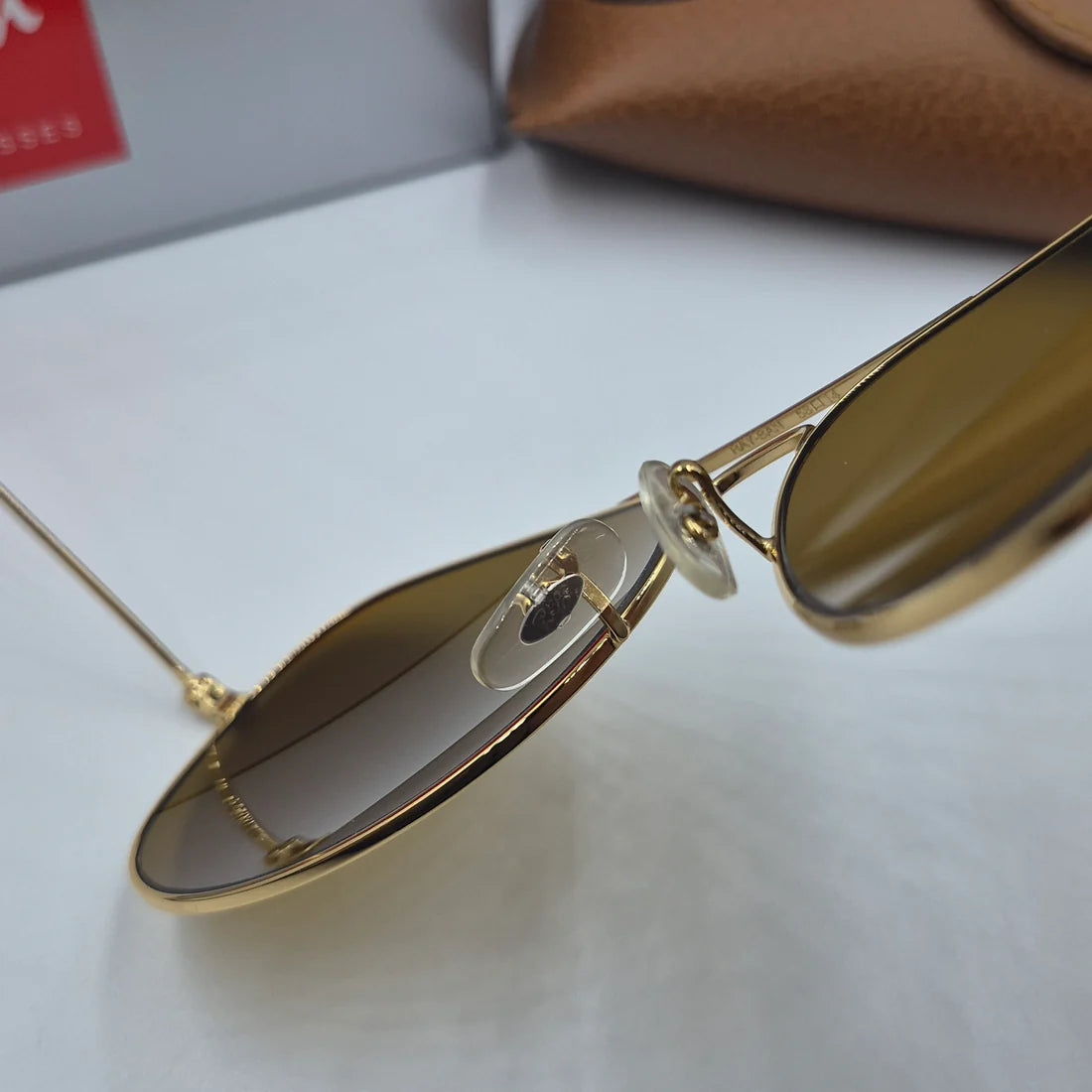 RAYBAN AVIATOR CLASSIC RB-3025 doré/marron