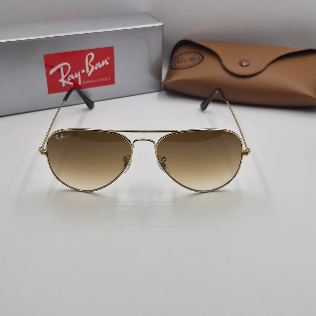 RAYBAN AVIATOR CLASSIC RB-3025 doré/marron Dégradé