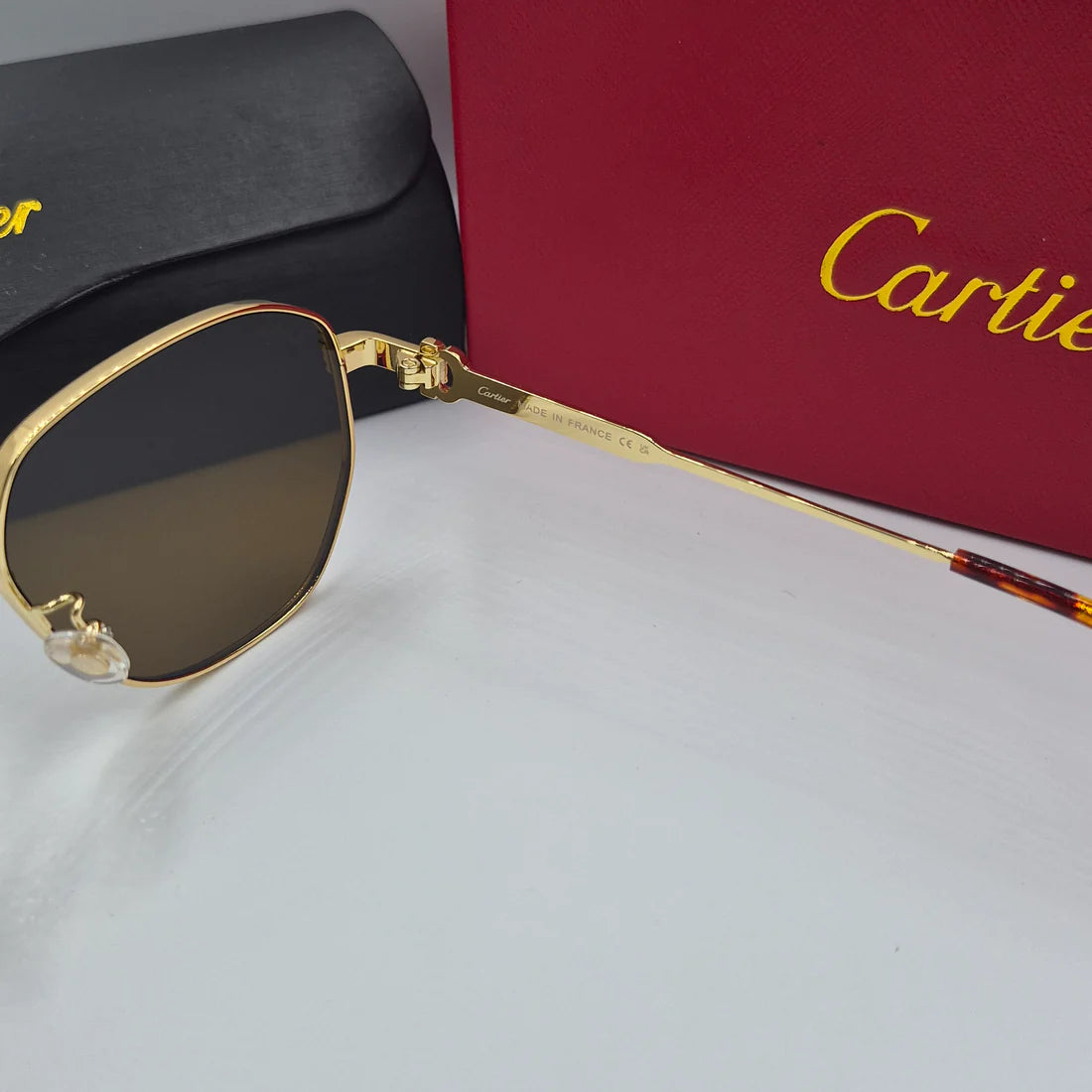 CARTIER CT0484O doré marron