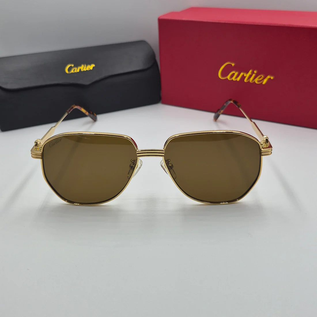 CARTIER CT0484O doré marron