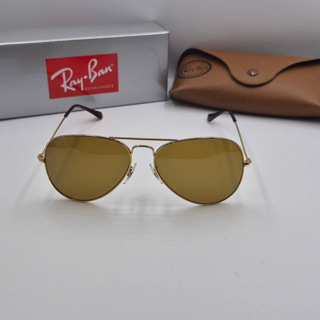 RAYBAN AVIATOR CLASSIC RB-3025 doré/marron