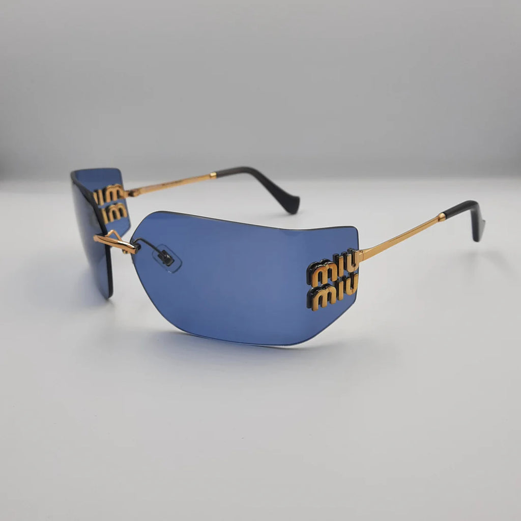 MIUMIU MU54YS bleu/GOLD