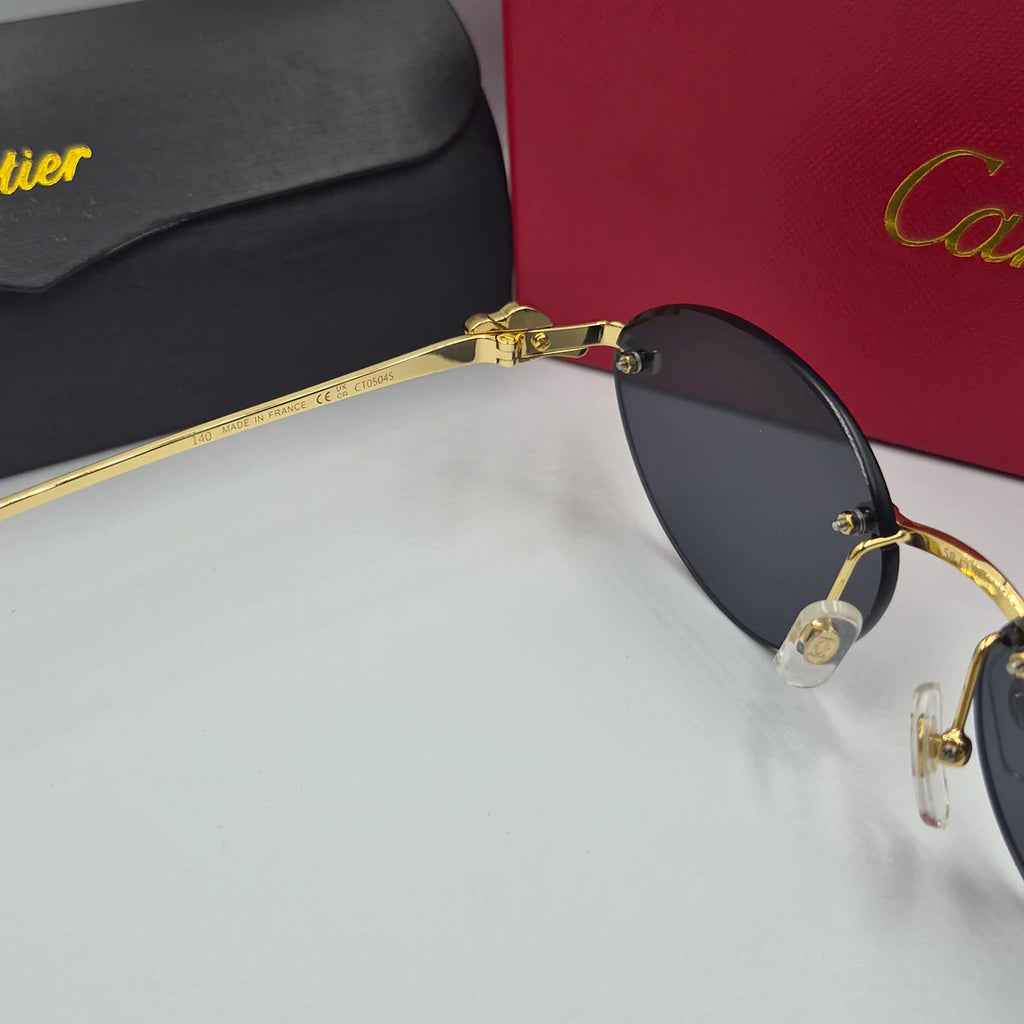CARTIER PANTHERE CT0504S doré noir