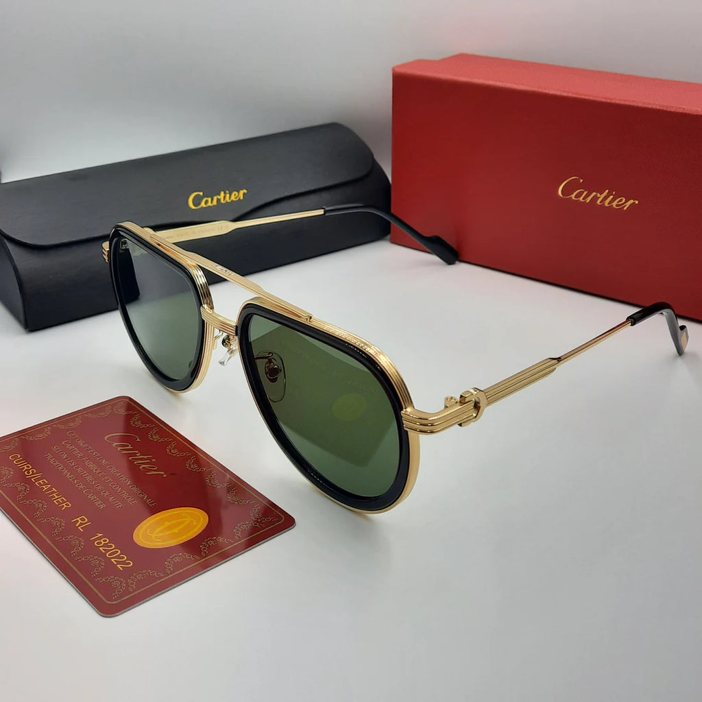 CARTIER CT0865S doré vert