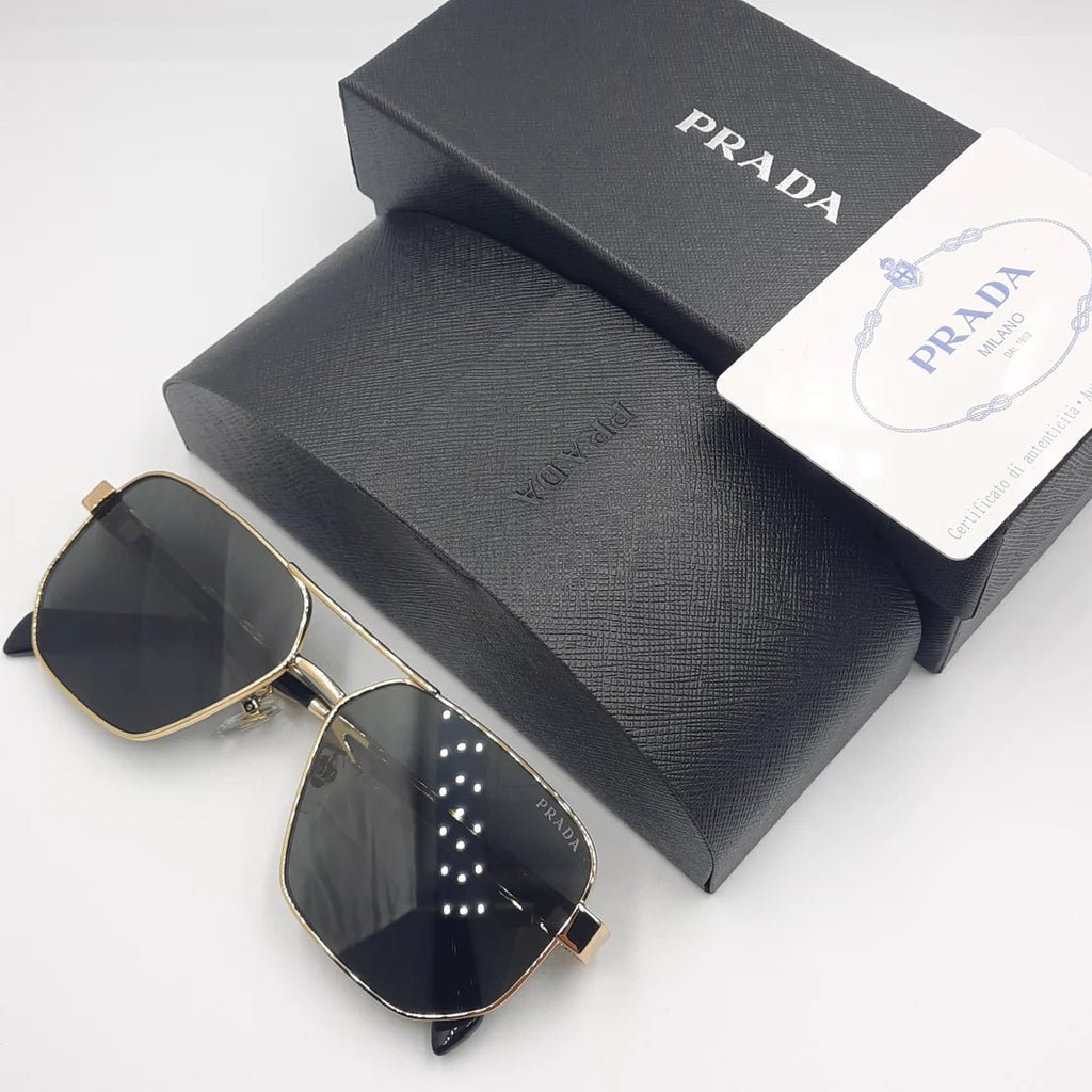 PRADA OPS51ZS rouge doré noir