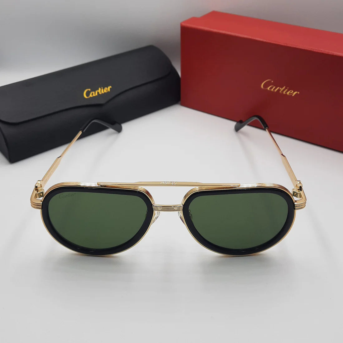 CARTIER CT0865S doré vert