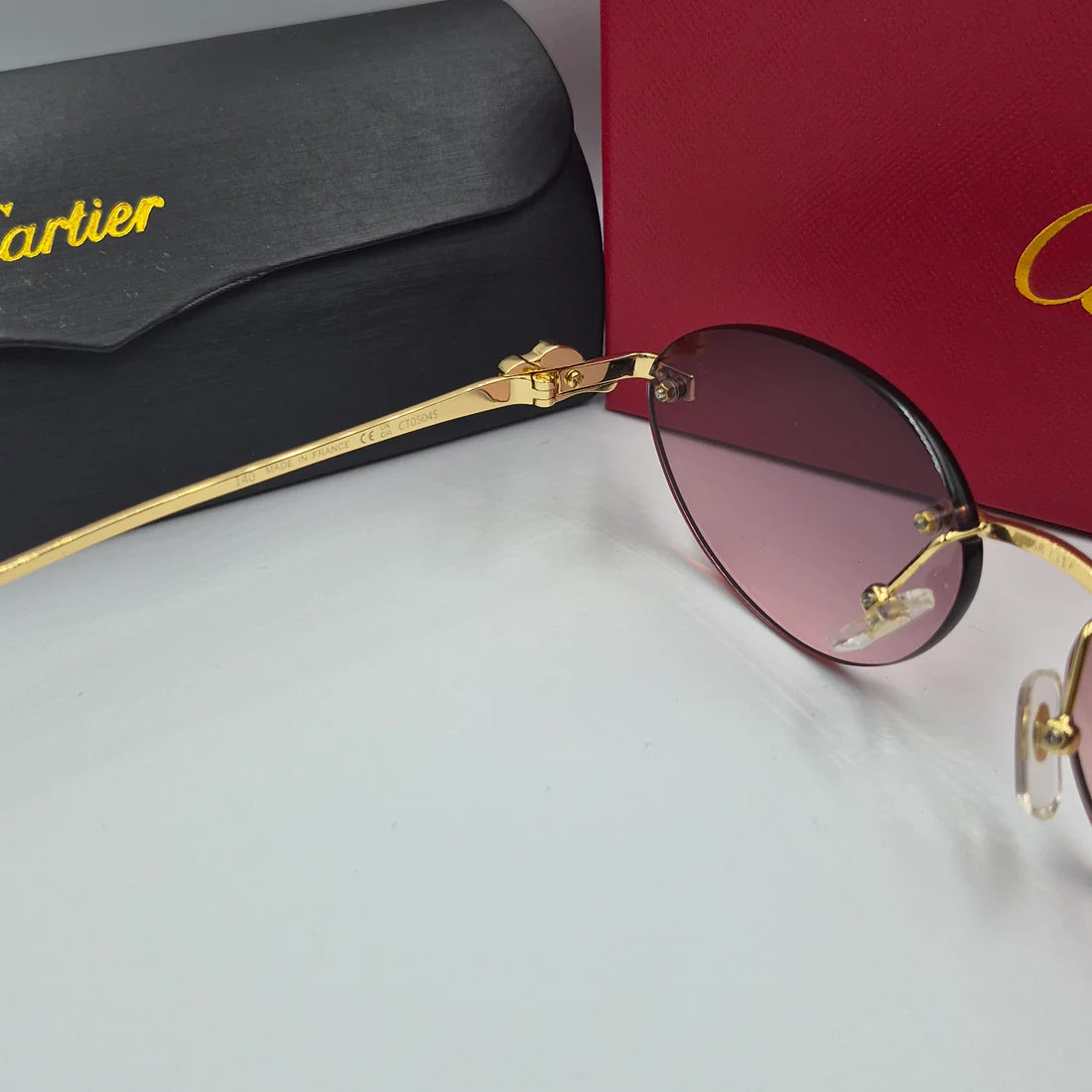 CARTIER PANTHERE CT0504S doré rose