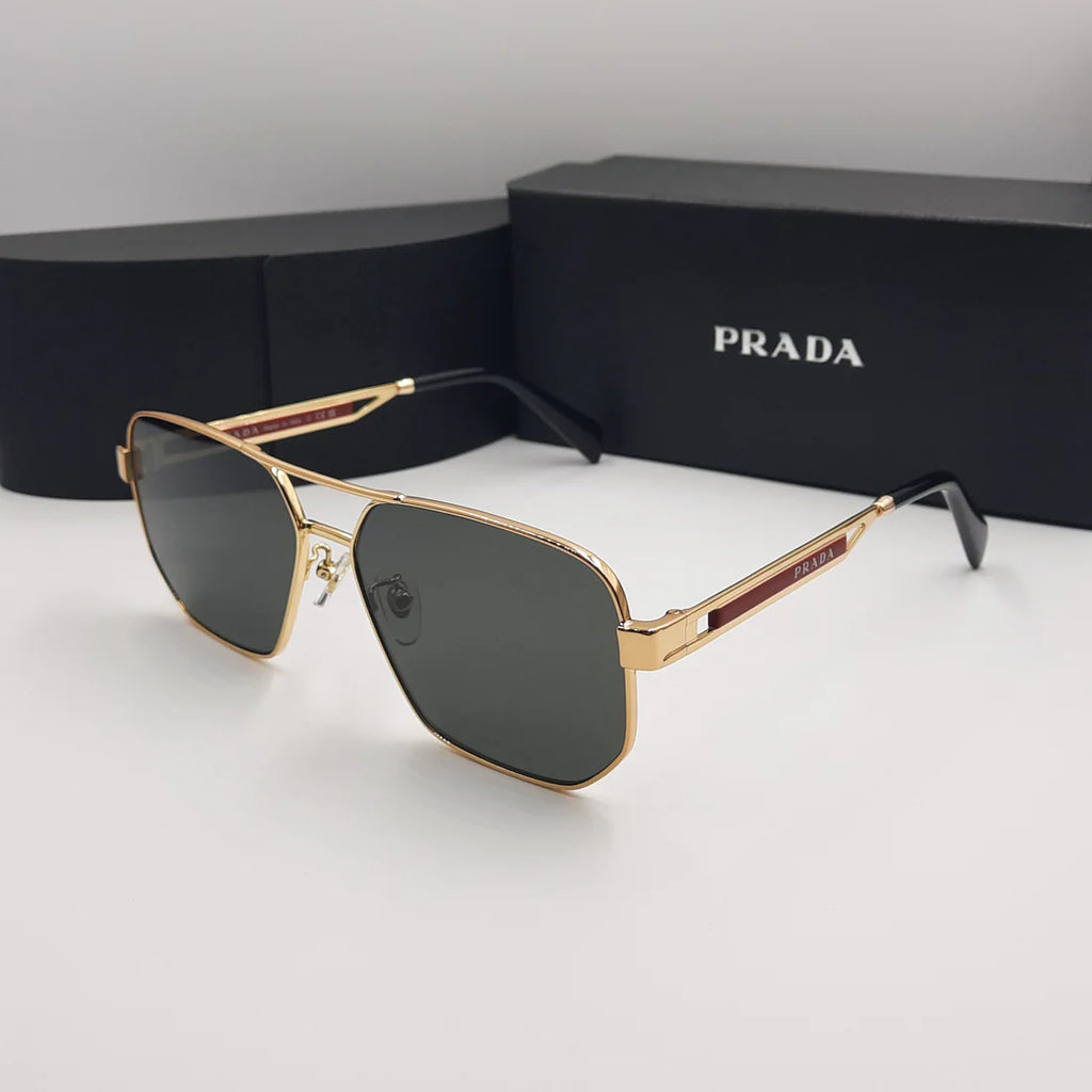 PRADA OPS51ZS rouge doré noir