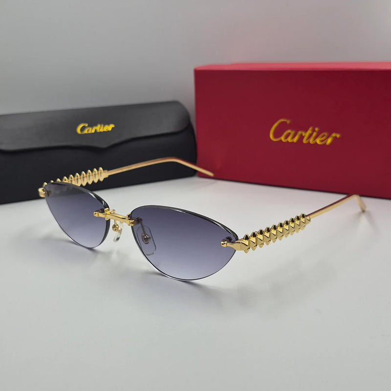 CARTIER CLASH CT0543S doré noir deg