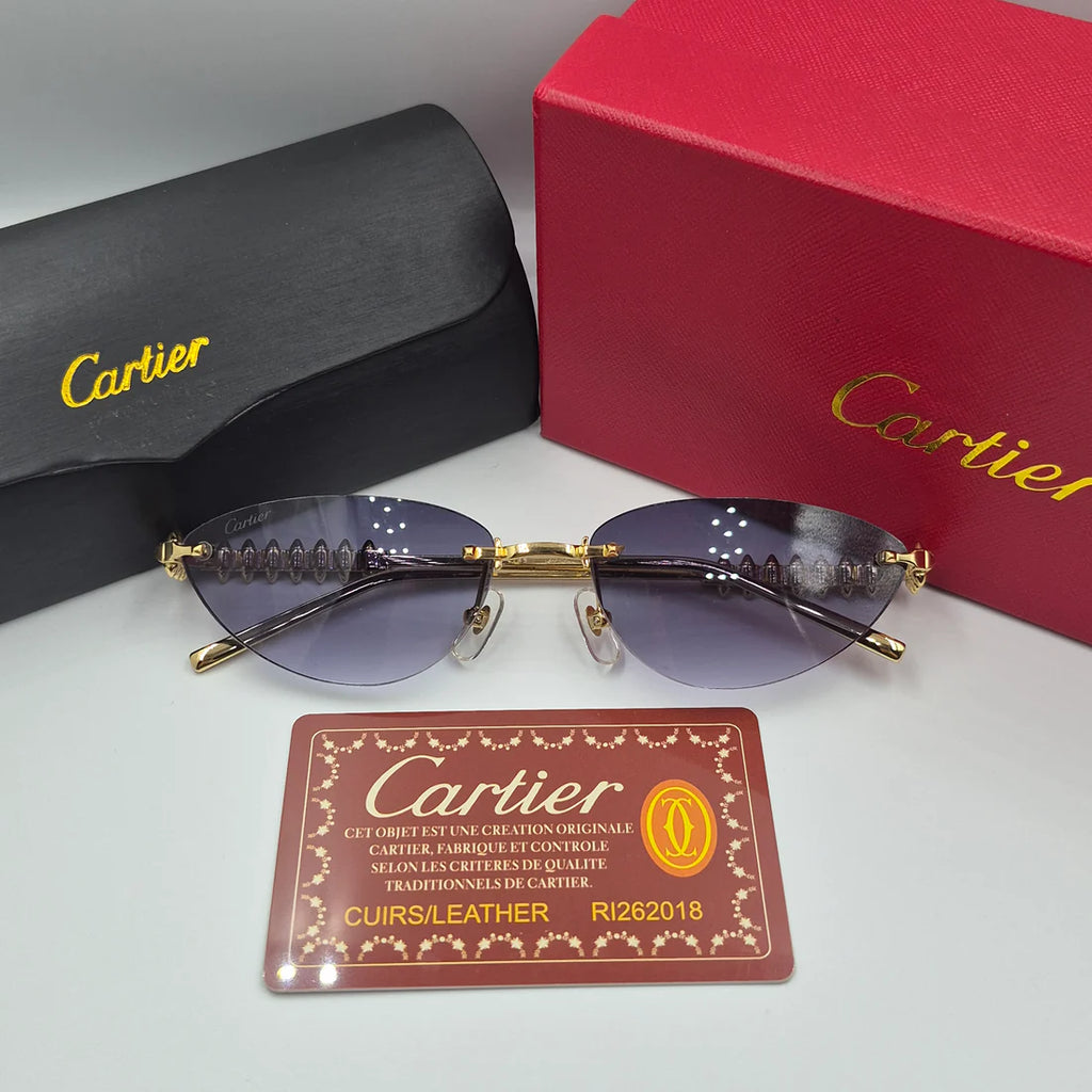 CARTIER CLASH CT0543S doré noir deg