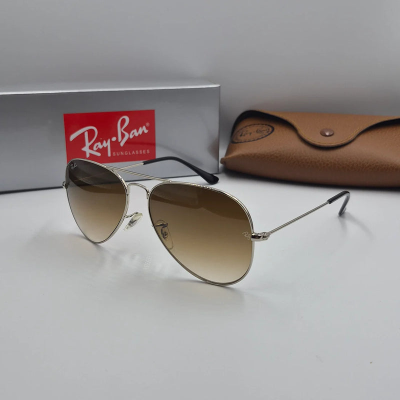 RAYBAN AVIATOR CLASSIC RB-3025 argent marron