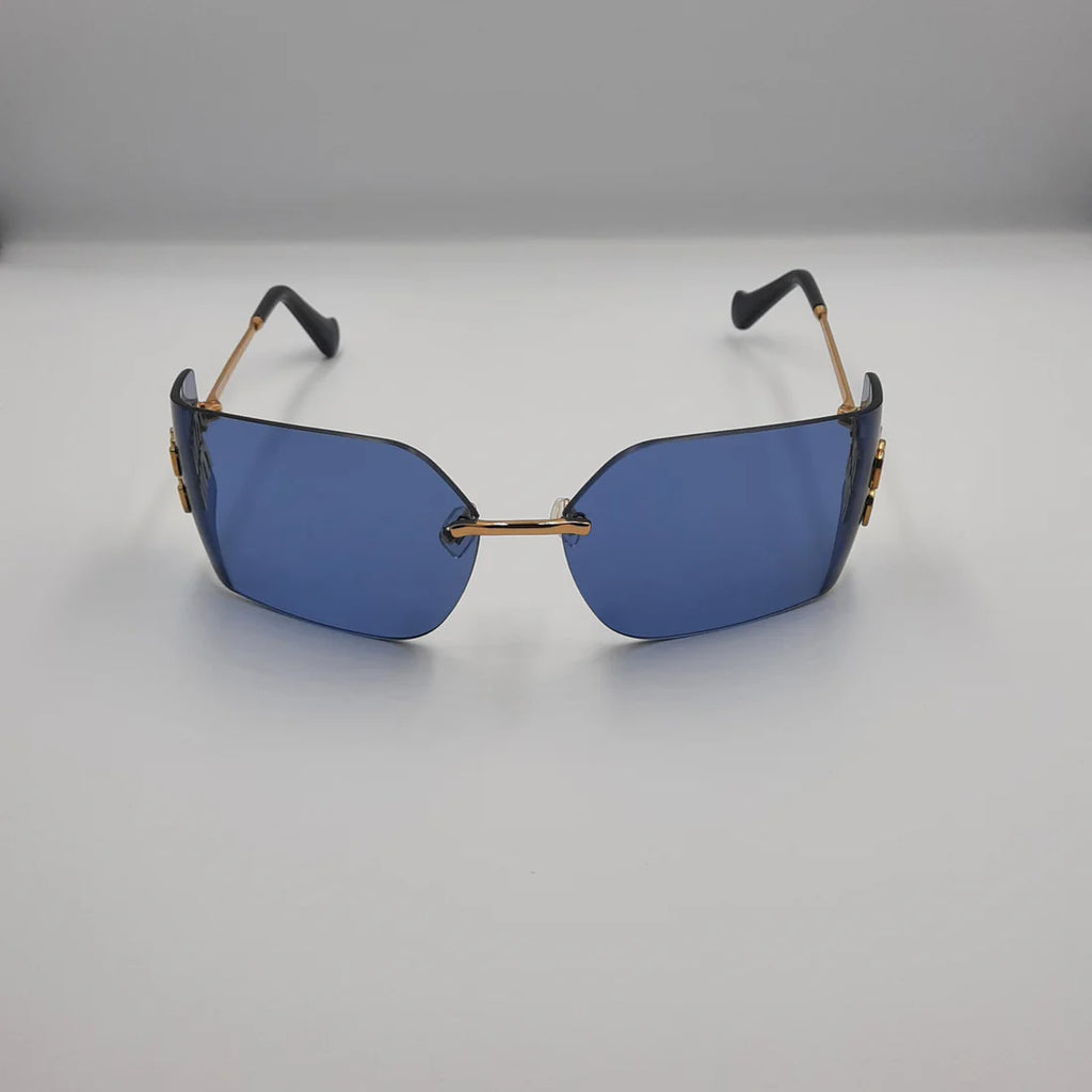 MIUMIU MU54YS bleu/GOLD