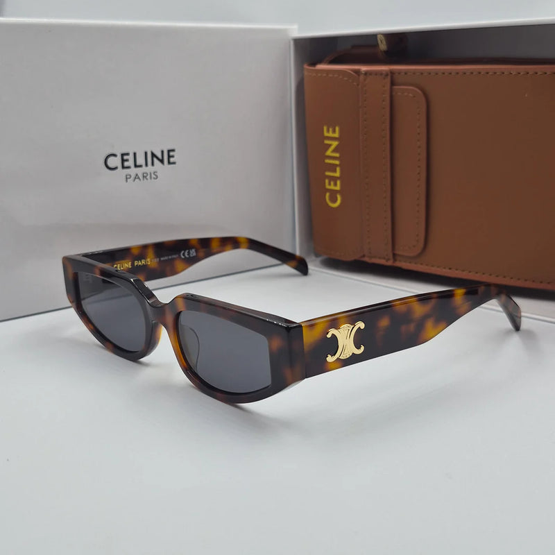 CELINE Triomphe CL40269N doré marron havane
