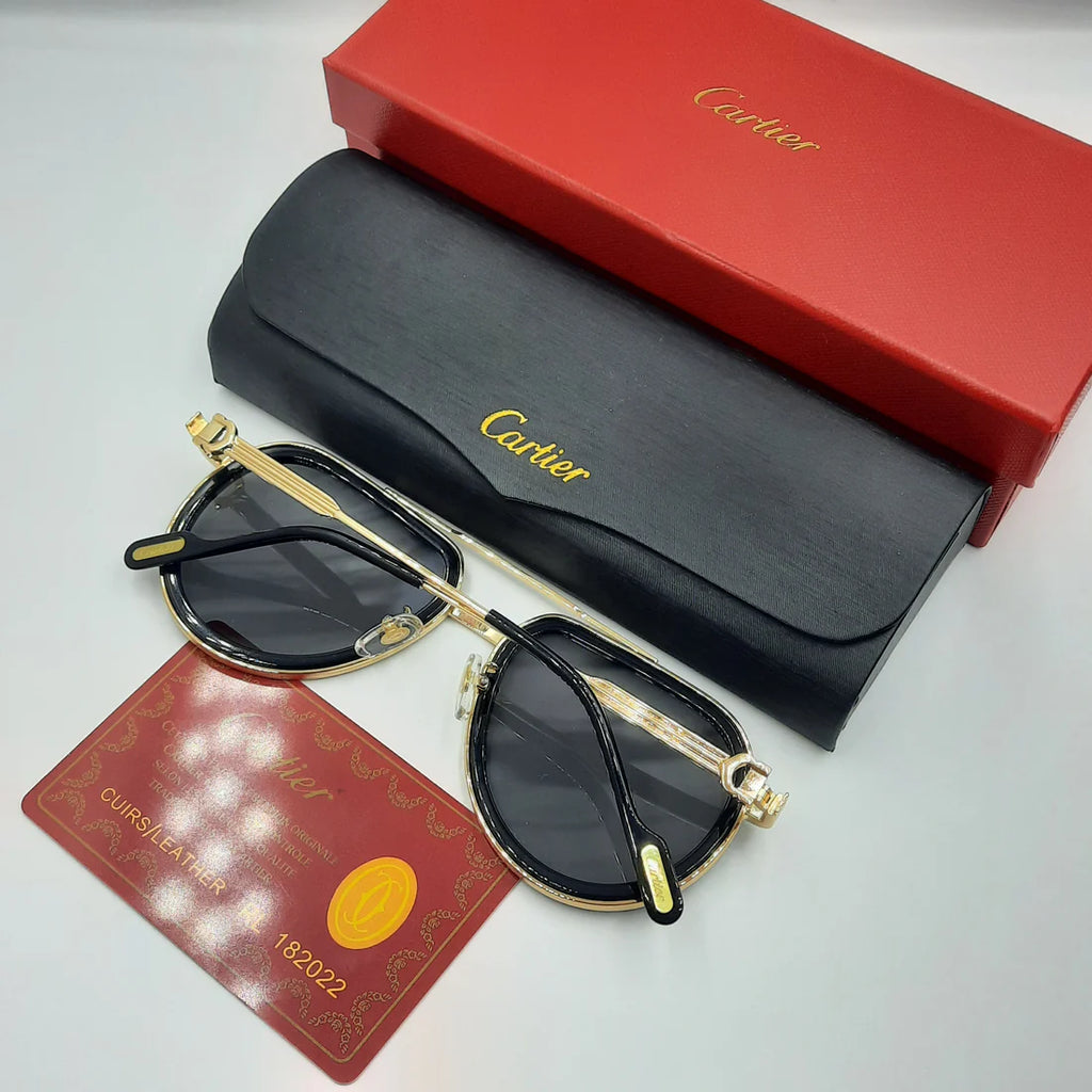 CARTIER CT0865S doré noir