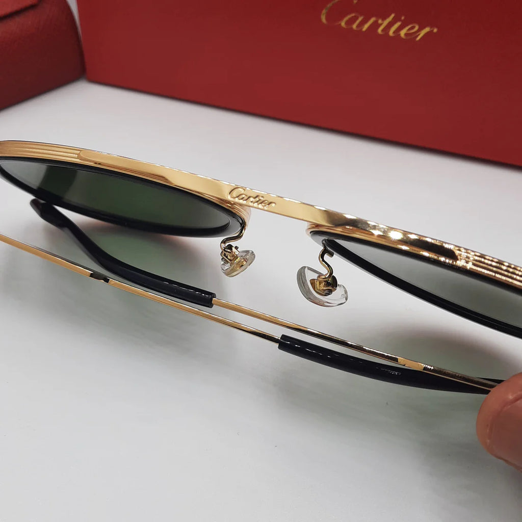 CARTIER CT0865S doré vert