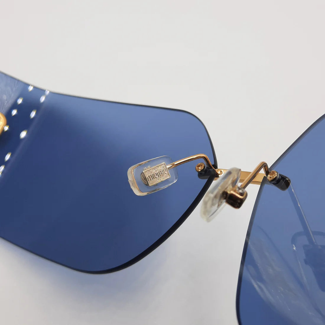 MIUMIU MU54YS bleu/GOLD