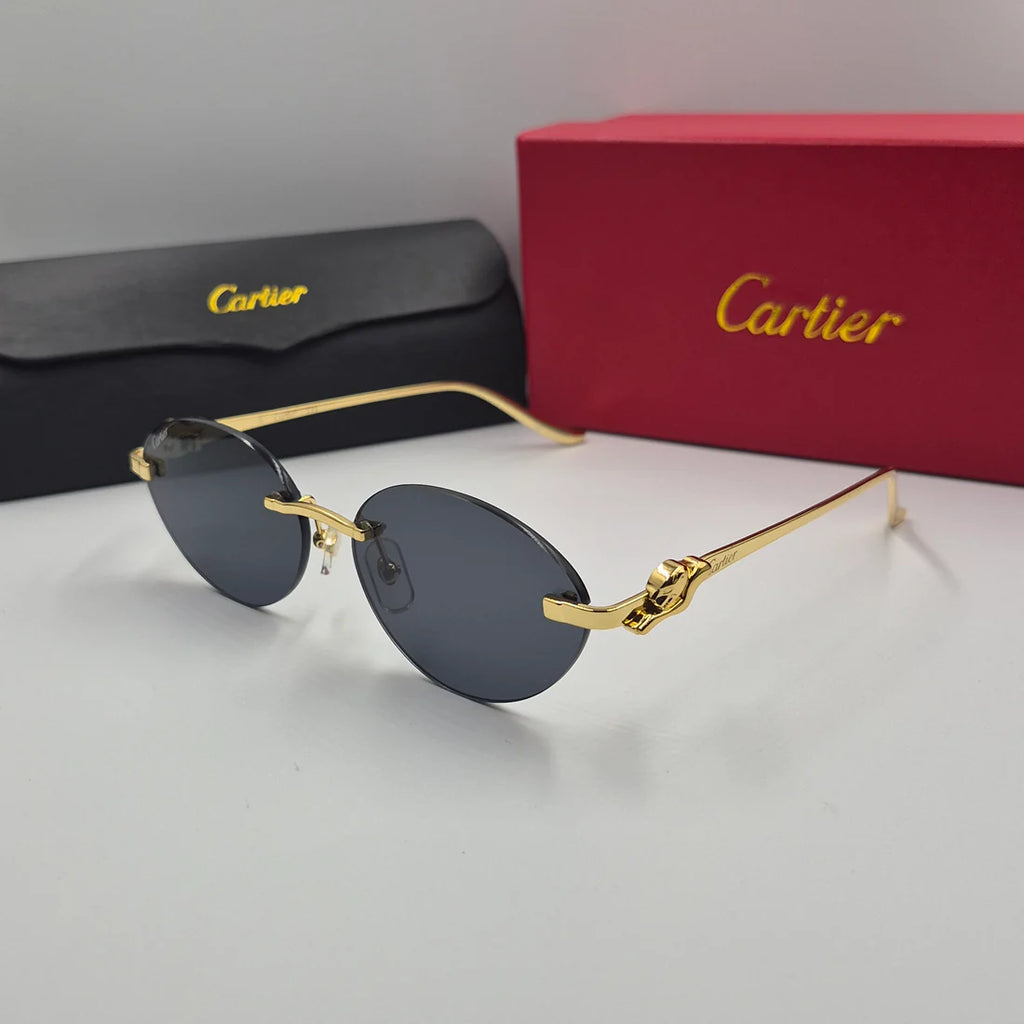 CARTIER PANTHERE CT0504S doré noir