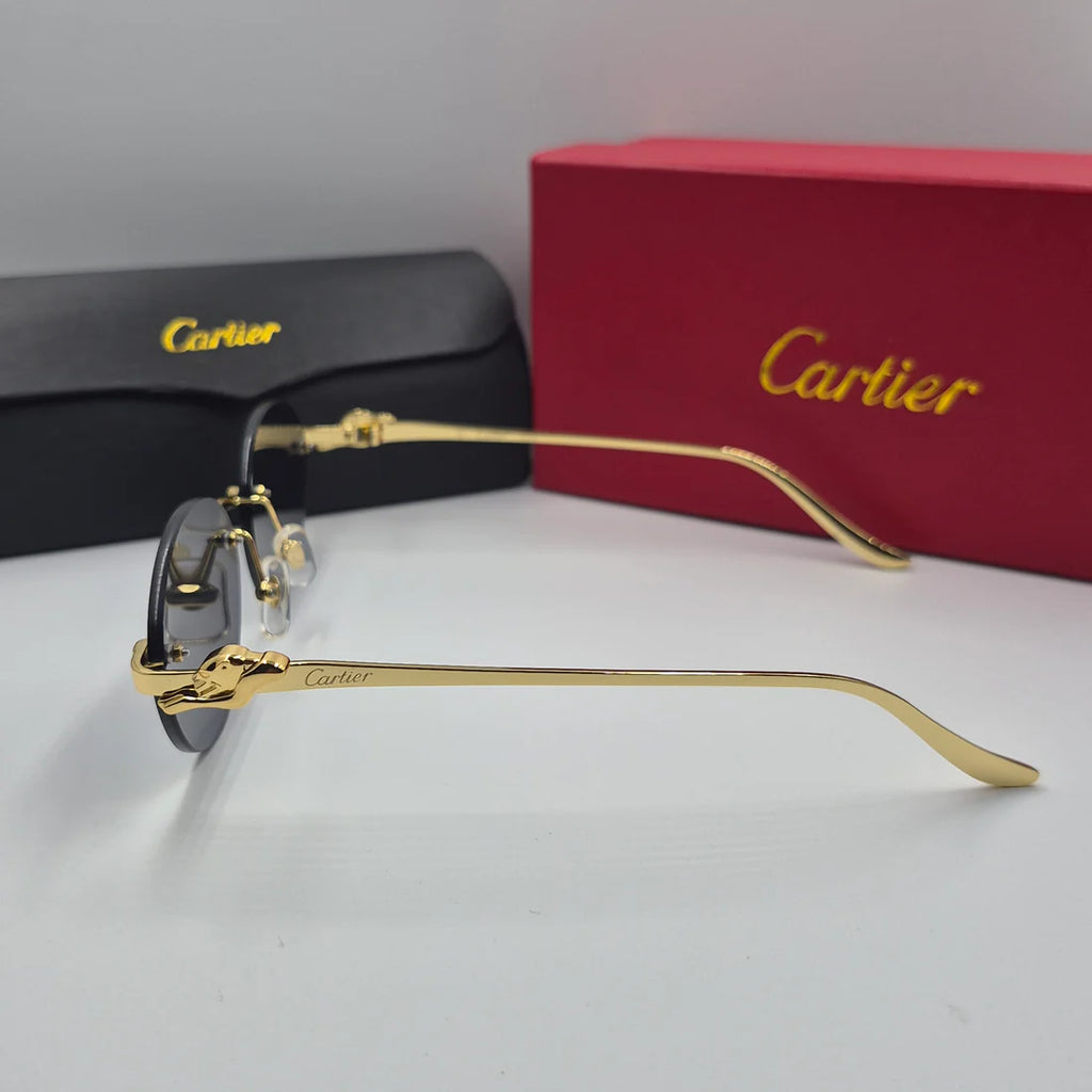 CARTIER PANTHERE CT0504S doré noir