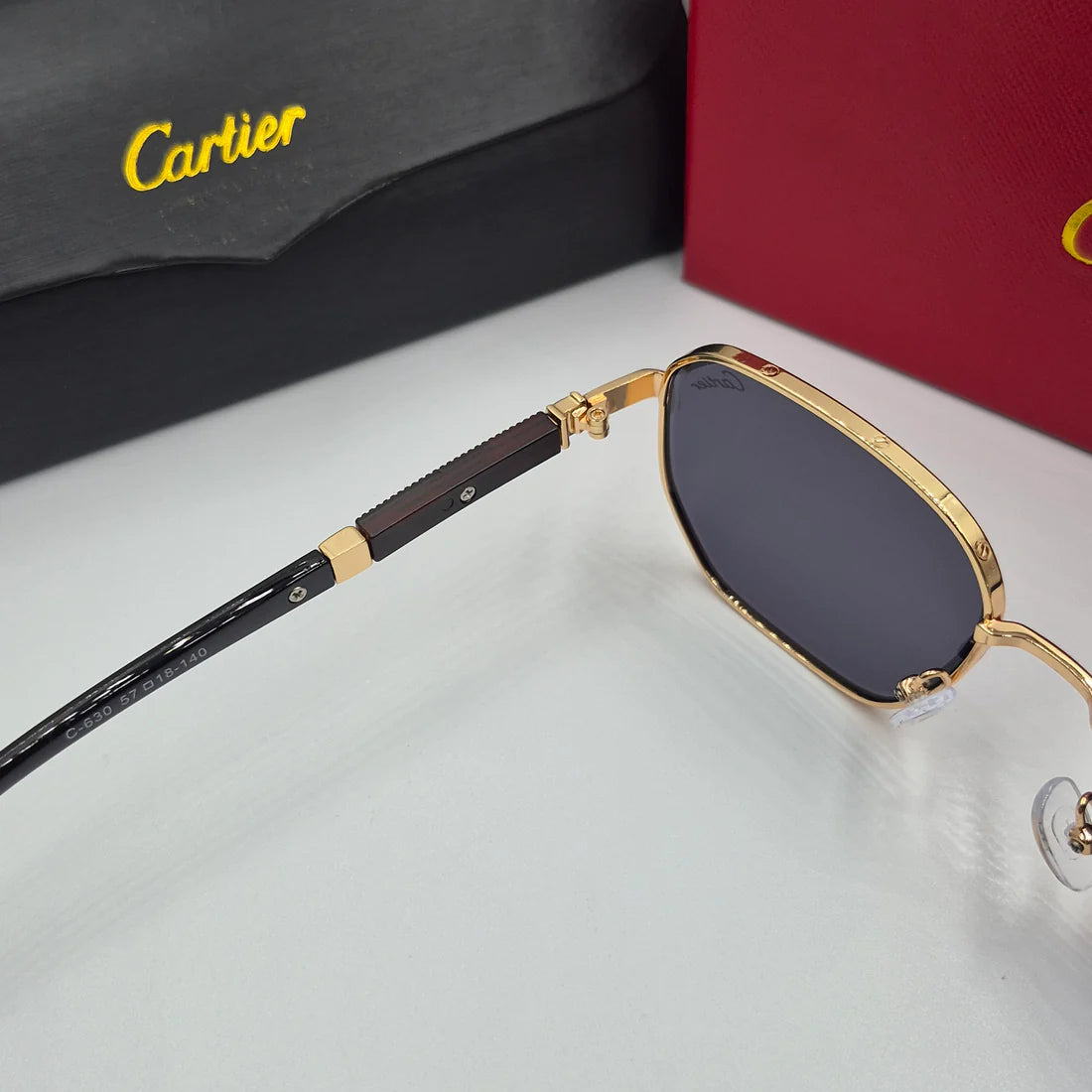 CARTIER santos doré noir