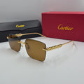 CARTIER CLASH CT0545S doré marron