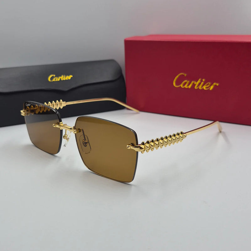 CARTIER CLASH CT0545S doré marron