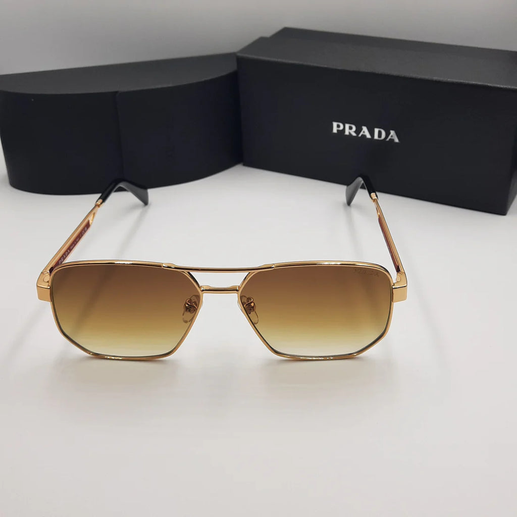 PRADA OPS51ZS rouge doré marron deg