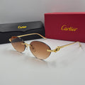 CARTIER PANTHERE CT0504S doré marron