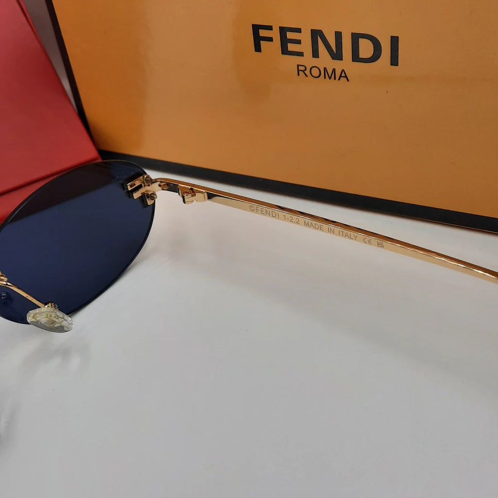 Fendi FE4075US doré bleu foncé