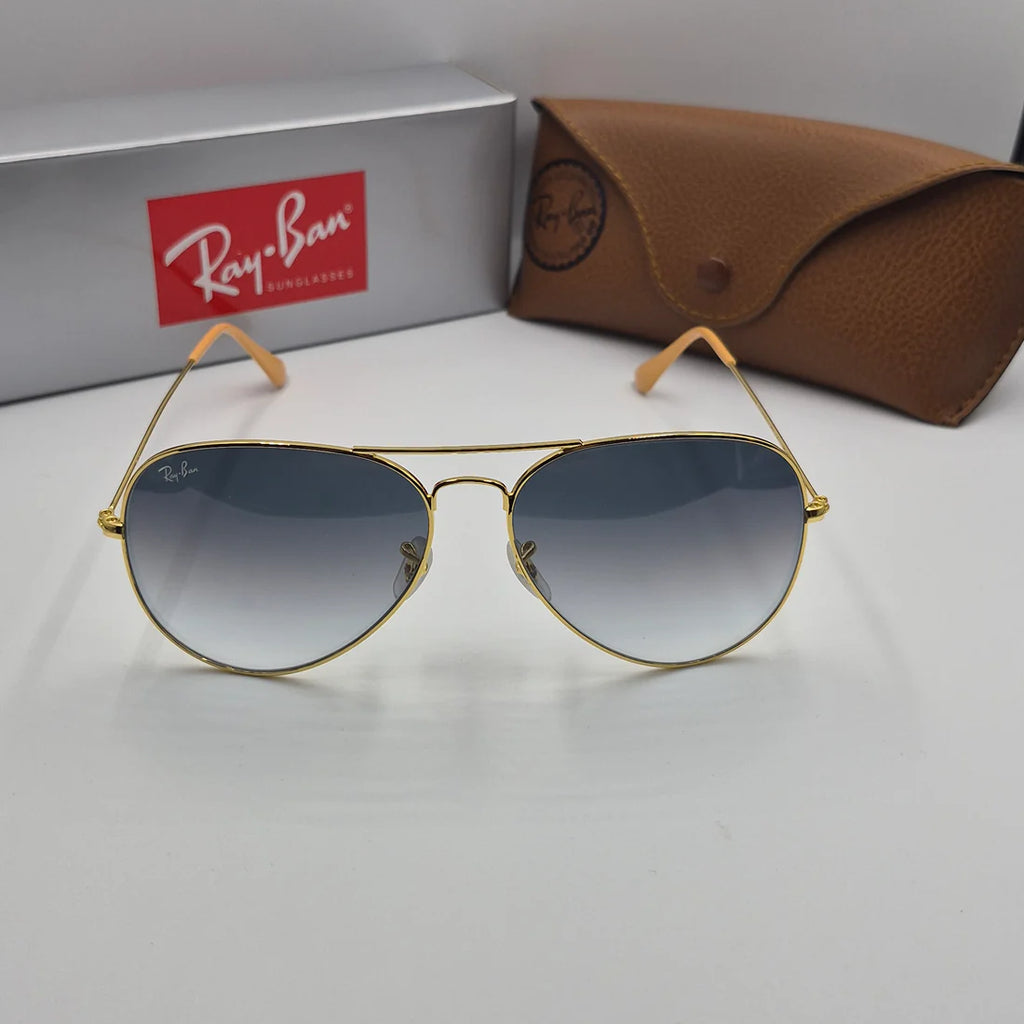RAYBAN AVIATOR CLASSIC RB-3025 Gold/BLEU Dégradé