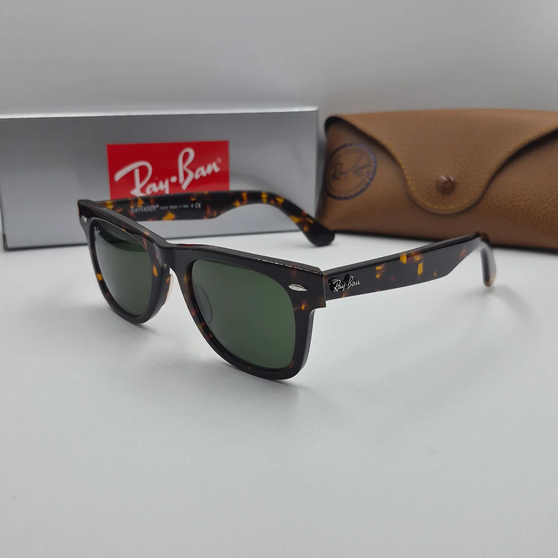 RAYBAN Wayfarer Classic RB2140 Marron havane/vert