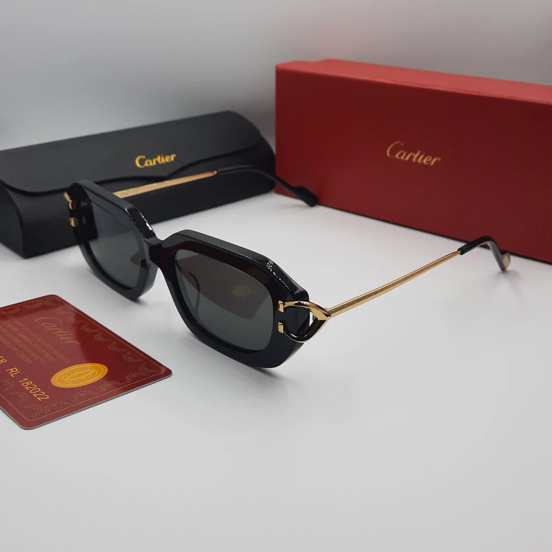 CARTIER CT0829S doré noir