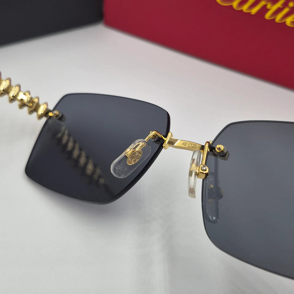 CARTIER CLASH CT0545S doré noir