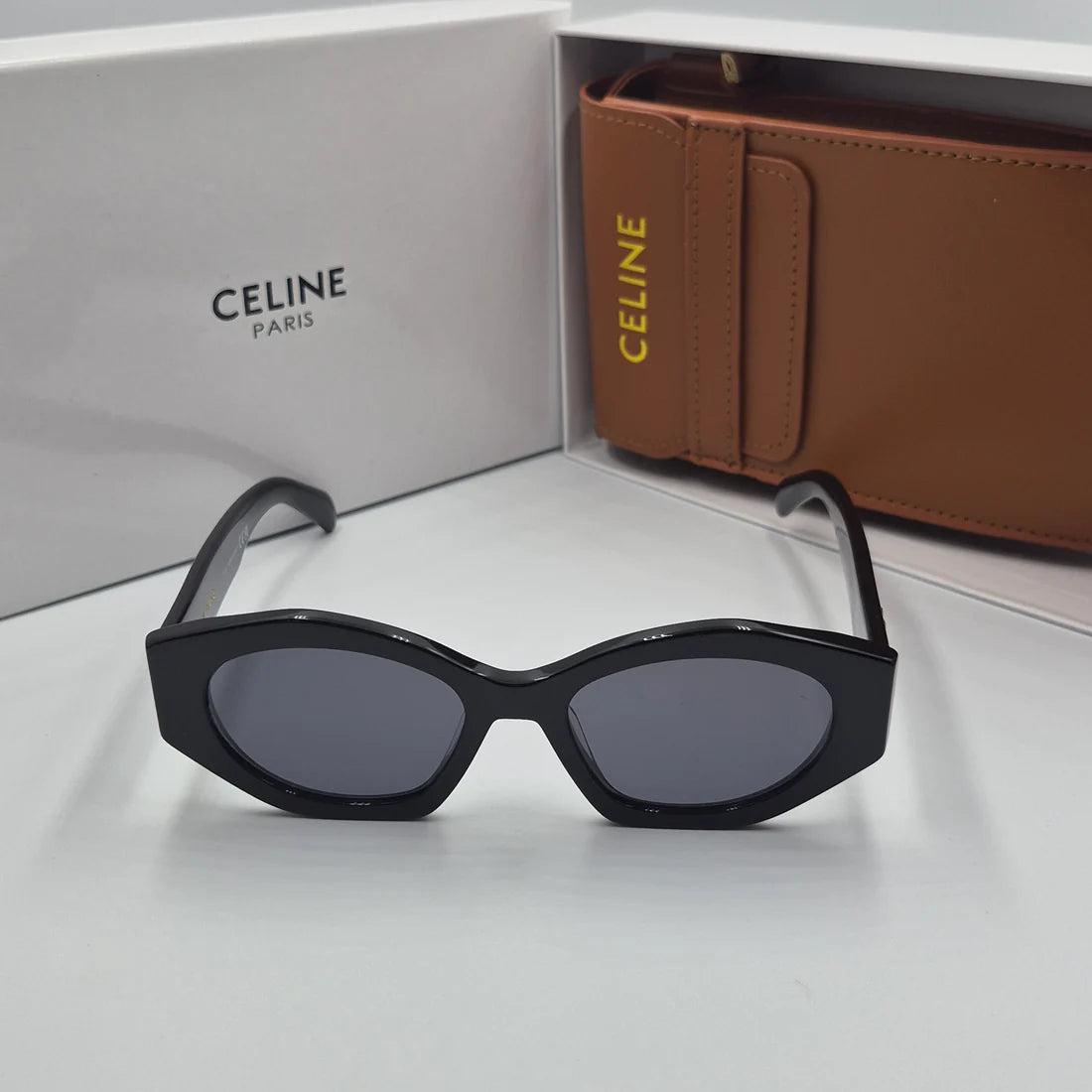 CELINE Triomphe CL40238U argent noir