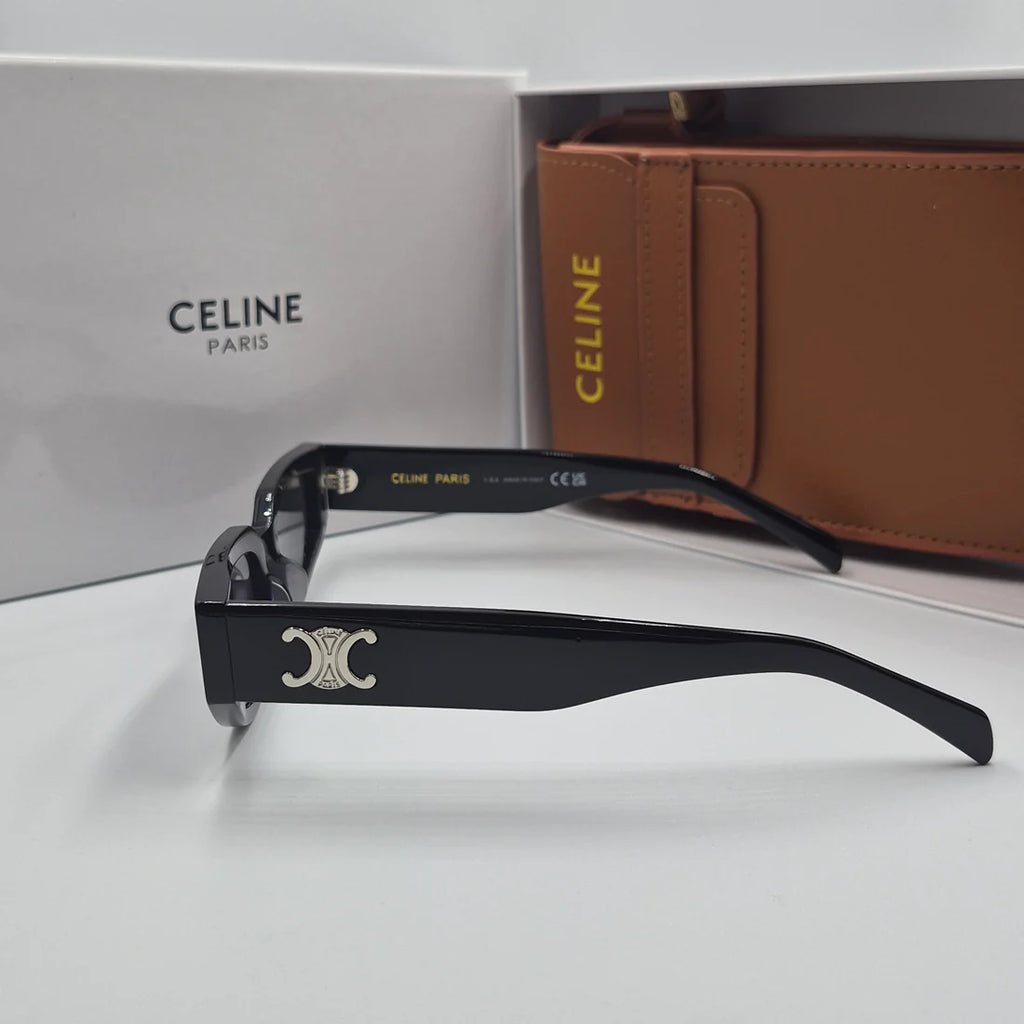 CELINE Triomphe CL40269N argent noir
