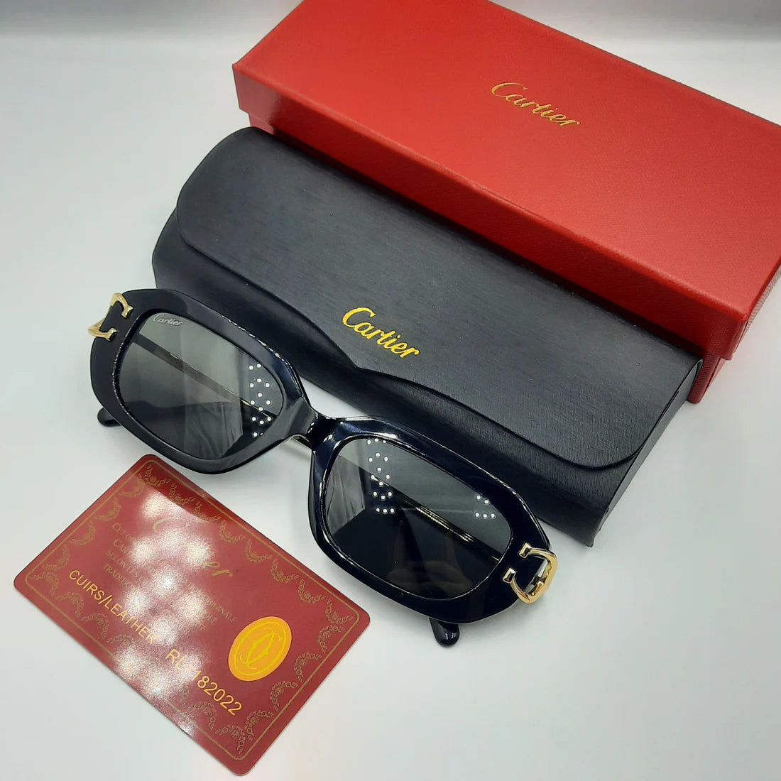 CARTIER CT0829S doré noir