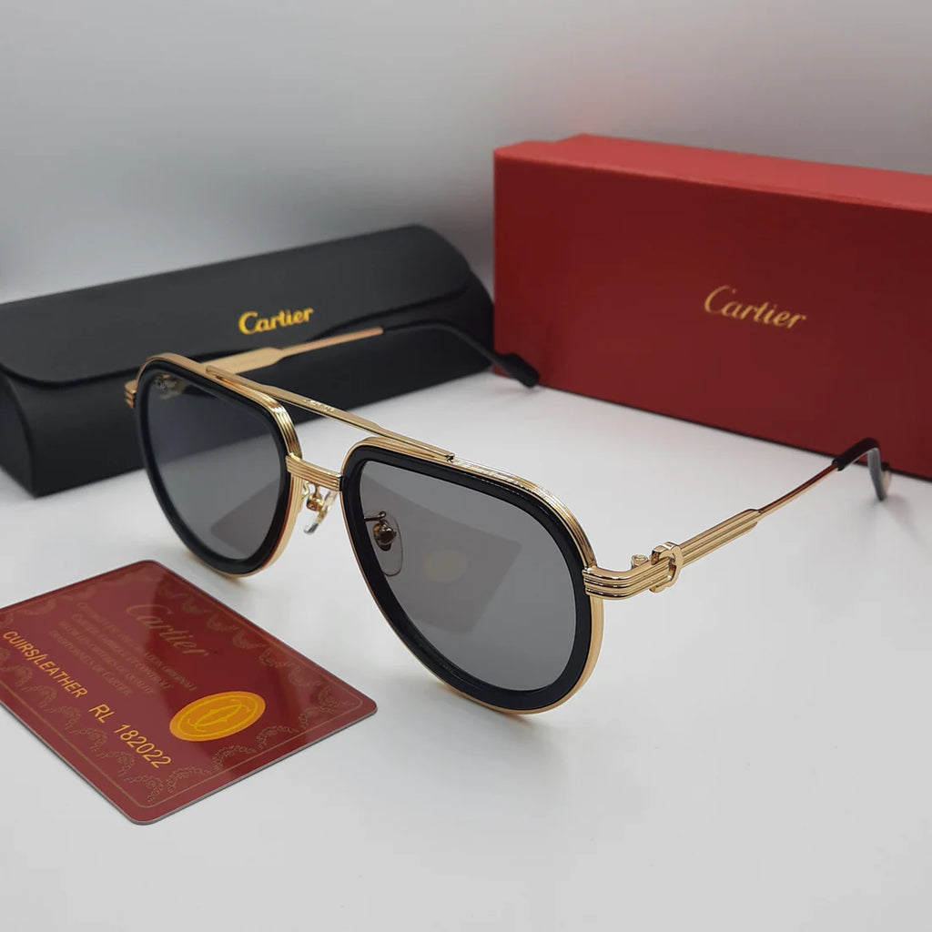 CARTIER CT0865S doré noir