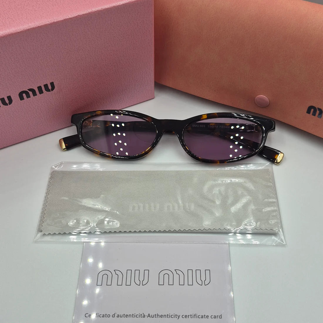 MIUMIU SMU06S violet havane