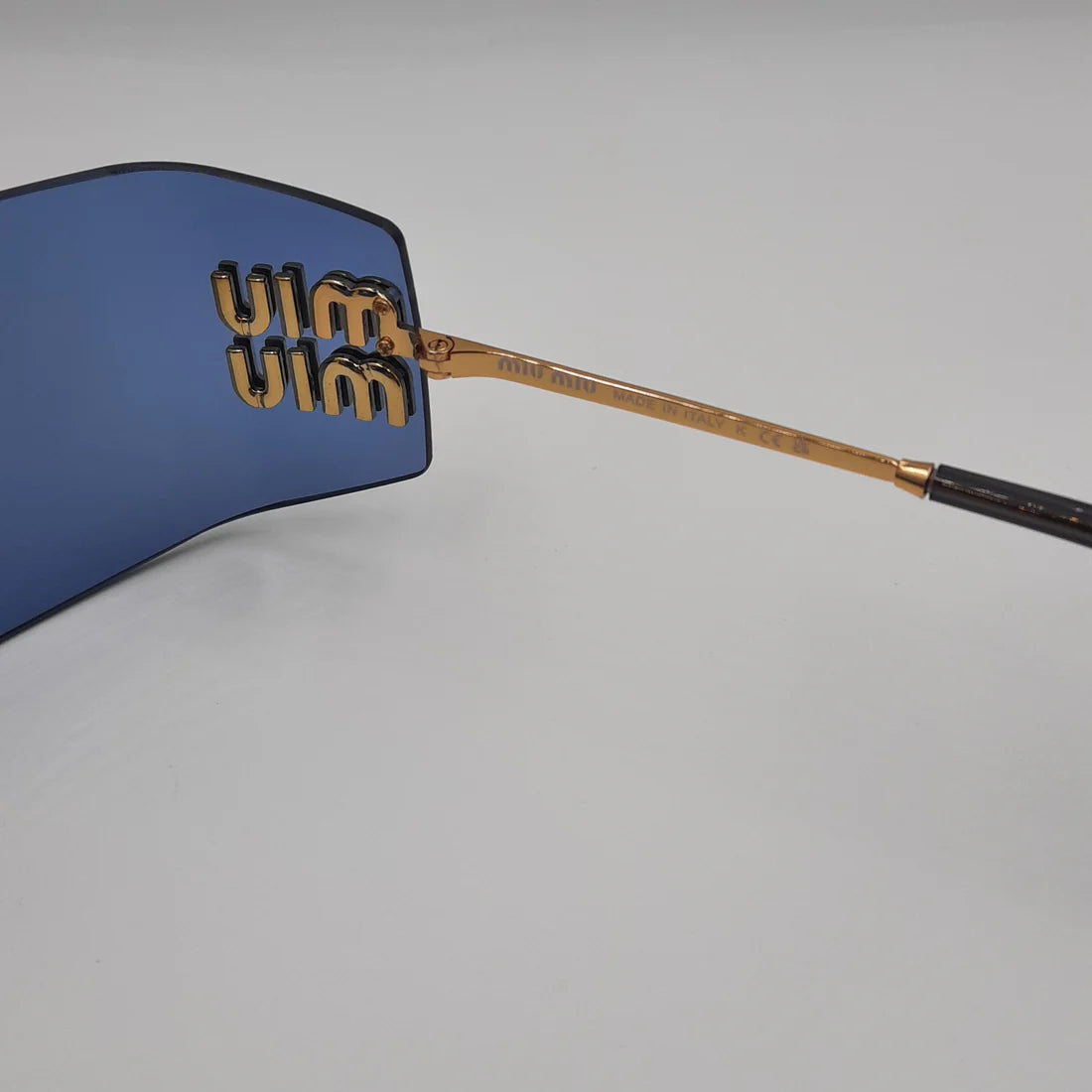 MIUMIU MU54YS bleu/GOLD