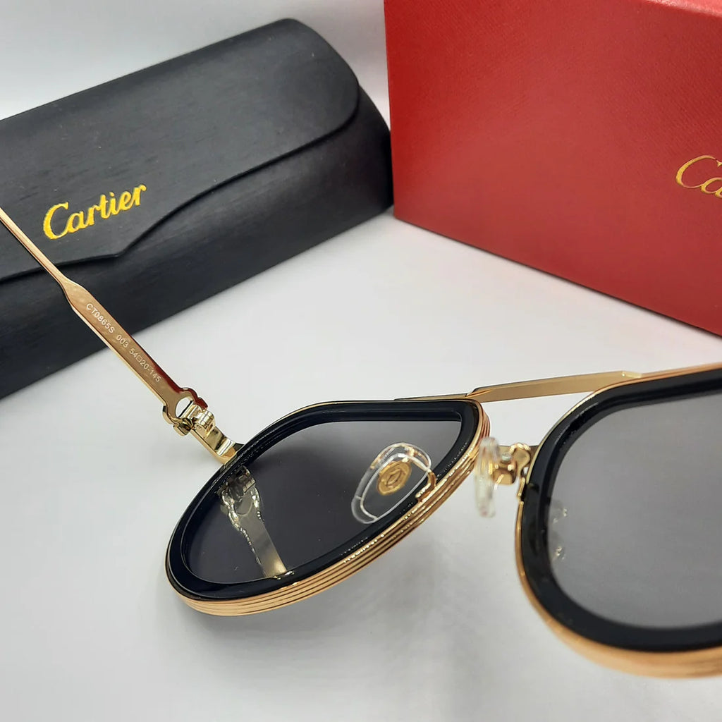 CARTIER CT0865S doré noir