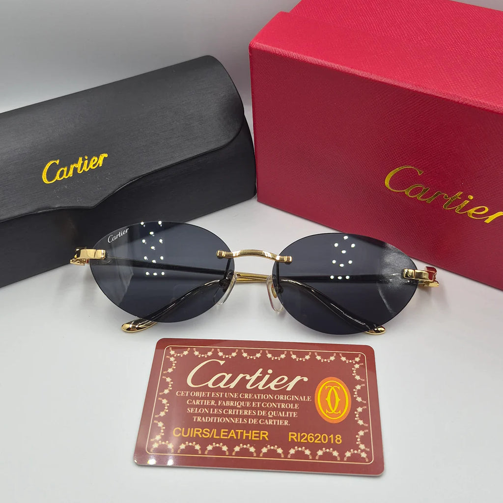 CARTIER PANTHERE CT0504S doré noir
