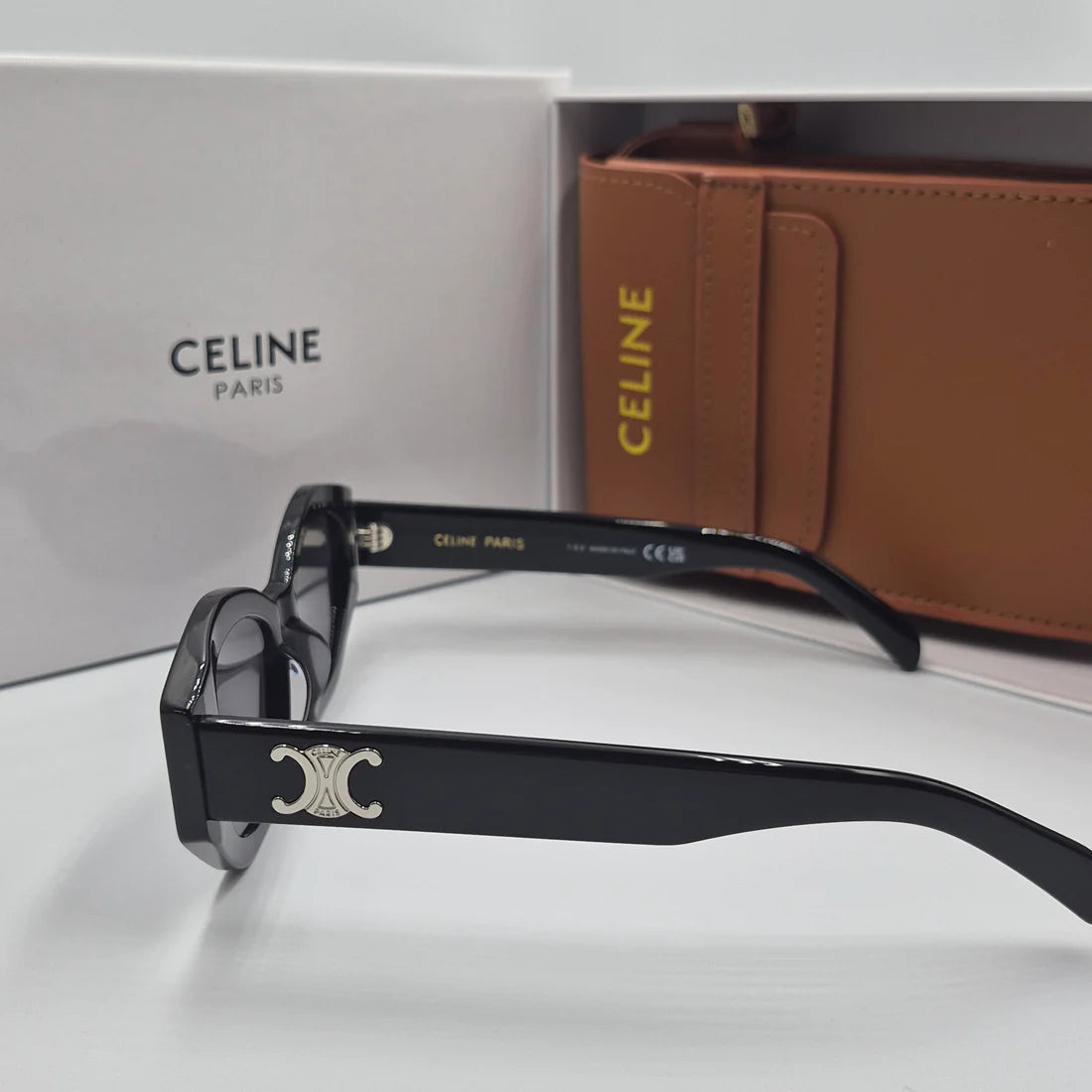 CELINE Triomphe CL40238U argent noir