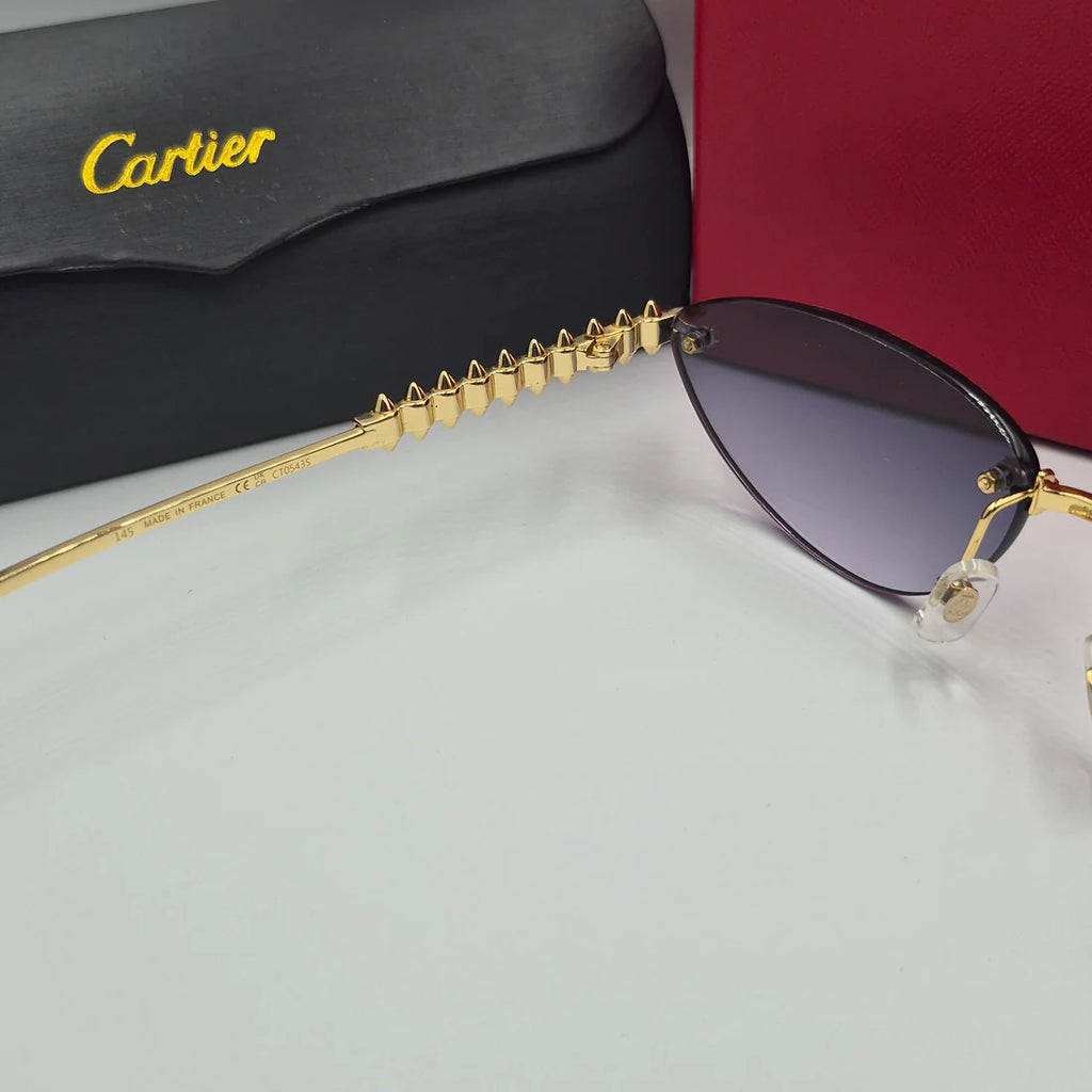 CARTIER CLASH CT0543S doré noir deg
